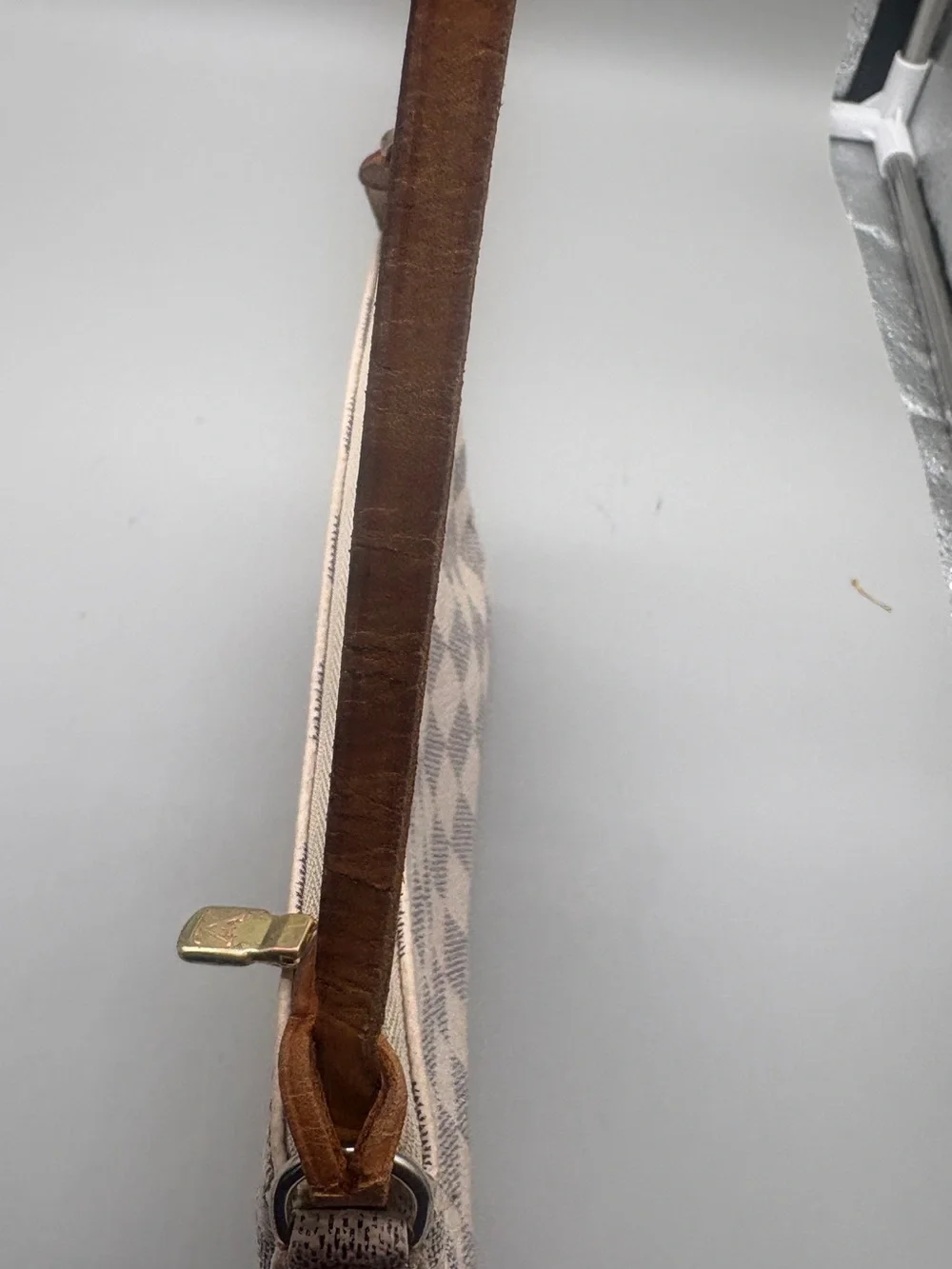 Louis Vuitton Pochette Accessoires Damier Azur Shoulder Bag